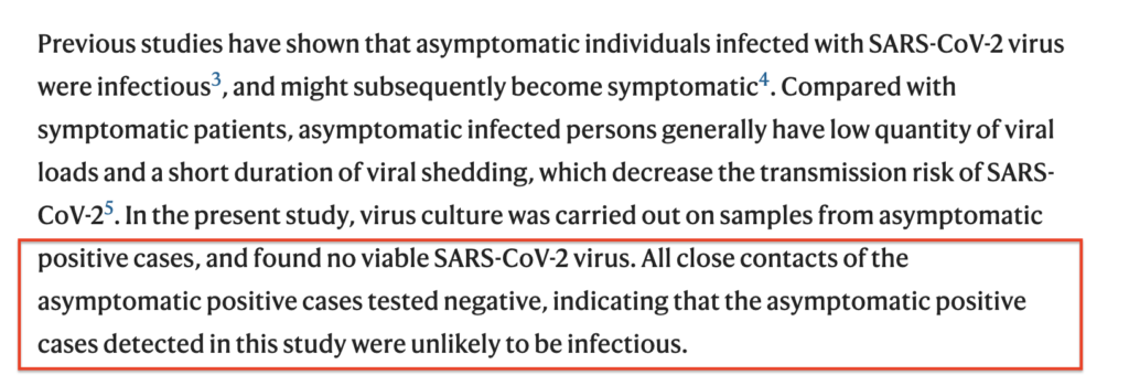 asymptomatic